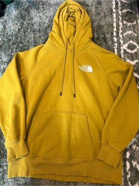 The North Face Women’s Mustard/Golden Yellow Pullover Hoodie Size Small